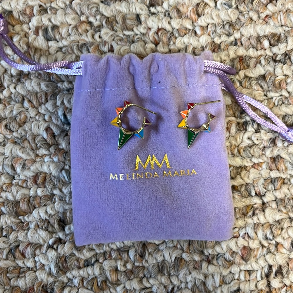 Melinda Maria spike earrings
